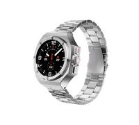 EMAIGlPO Kit de modificación compatible con for Samsung Galaxy Watch 7 Ultra de 47 mm, caja de metal de acero inoxidable, correa y bisel, accesorio(Silver)