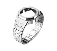 EMAIGlPO Kit de modificación Gen4 Gen5 apto for Casioak GA-2100 GMA-S2100 Mod Caja de metal de acero inoxidable Tornillo Bisel Correa apta for GA-2110 GA-B2100(Silver,For GMA-S2100)