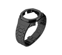 EMAIGlPO Kit de modificación Gen4 Gen5 apto for Casioak GA-2100 GMA-S2100 Mod Caja de metal de acero inoxidable Tornillo Bisel Correa apta for GA-2110 GA-B2100(Black,For GMA-S2100)