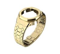 EMAIGlPO Kit de modificación Gen4 Gen5 apto for Casioak GA-2100 GMA-S2100 Mod Caja de metal de acero inoxidable Tornillo Bisel Correa apta for GA-2110 GA-B2100(Gold,For GA-2100 2110)