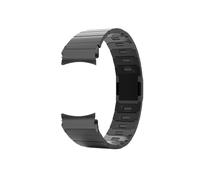 EMAIGlPO Pulsera apta for Samsung Galaxy Watch 6 Classic 47 mm 43 mm Banda 4 42 46 mm Sin espacios Correa de acero inoxidable apta for Watch4 5 Pro 44 mm 40 45 mm(Black,For Galaxy watch 6 44mm)