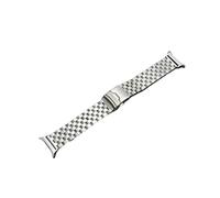 EMAIGlPO Pulsera apta for Samsung Galaxy Watch 7 Ultra 47mm ultra Band, correa de reloj de acero inoxidable for negocios, correa for hombre con extremo curvado y sin espacios(Silver)