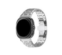 EMAIGlPO Pulsera apta for samsung galaxy watch ultra band 47mm correa de acero inoxidable sólido apta for galaxy watch 7 ultra pulsera(Silver)