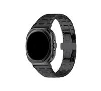 EMAIGlPO Pulsera apta for samsung galaxy watch ultra band 47mm correa de acero inoxidable sólido apta for galaxy watch 7 ultra pulsera(Black)