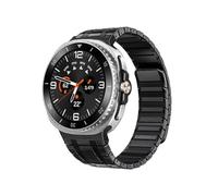 EMAIGlPO Pulsera de acero inoxidable compatible con for Samsung Galaxy Watch 8 de 40/44 mm y correa clásica de 8 mm.(Black,Ultra 47mm 2025)