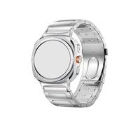 EMAIGlPO Pulsera de eslabones compatible con for Samsung Galaxy Watch Ultra de 47 mm, correa de acero inoxidable macizo compatible con for Galaxy Watch 7 Ultra de 47 mm(Silver)