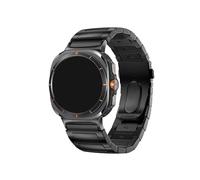 EMAIGlPO Pulsera de eslabones compatible con for Samsung Galaxy Watch Ultra de 47 mm, correa de acero inoxidable macizo compatible con for Galaxy Watch 7 Ultra de 47 mm(Black)