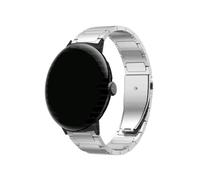 EMAIGlPO Pulsera de titanio de negocios for hombres apta for Google Pixel Watch 3 45 mm Correa de lujo Accesorios reemplazados aptos for Pixel Watch 3 45 mm Banda de metal(Black silver)