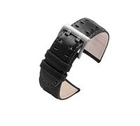 EMAIGlPO Reloj de cuero genuino for hombre, pulsera de repuesto apta for Hamilton Khaki Aviation H77755533 H77616533 20mm 22mm negro caqui(Beige,20mm)