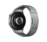 EMAIGlPO Solo apto for la correa de reloj de negocios de titanio for Huawei Gt5pro de 46 mm(Black)