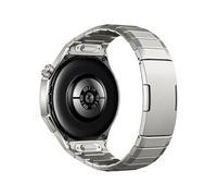 EMAIGlPO Solo apto for la correa de reloj de negocios de titanio for Huawei Gt5pro de 46 mm(Silver)