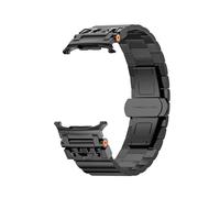 EMAIGlPO Un estilo de armadura de cinturón de acero adecuado for la correa de metal del reloj for Samsung Ultra(Black)