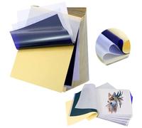 EMALLA 100 Hojas Stencil Tattoo Transfer Papel Transfer Tattoo A4 Papel Hectografico para Artistas y Principiantes