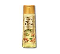 Emami 7 Oils in One Blends Almond - Aceite para el cabello con control de dagas, 200 ml, natural, sin sulfatos, cuidado del cabello, daño del cabello, crecimiento brillante, para brillo, cuidado con
