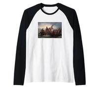 Emanuel Leutze Washington Crossing The Delaware Camiseta Manga Raglan
