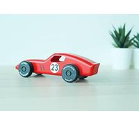 Emanuel Rufo Cochecito de Madera CL 01 - Inspirado en un Coche de Carreras Italiano