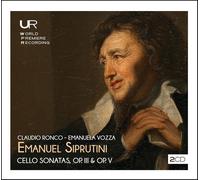 Emanuel Siprutin Siprutini: Cello Sonatas, Op. III & Op. (CD) (Importación USA)