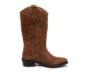 Emanuelle Vee - Adel Botas Tubo Bordadas - Shoes - Mujer - Marrón - 36 EU -