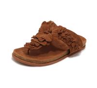Emanuelle Vee - Infradito Fiori Fussbet Sandra - Shoes - Mujer - Marrón - 38 EU -