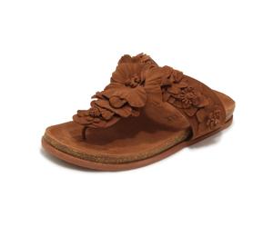 Emanuelle Vee - Infradito Fiori Fussbet Sandra - Shoes - Mujer - Marrón - 38 EU -