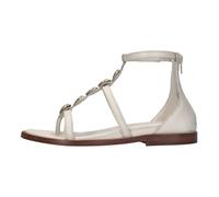 Emanuelle Vee - Sandalias Planas de Cuero - Shoes - Mujer - Blanco - 39 EU -