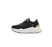 Emanuelle Vee - Zapatillas de running de cuero negro con detalle de strass - Shoes - Mujer - Negro - 39 EU -