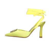 Emanuelle Vee - Zapatos de Salón Slingback de Satén - Shoes - Mujer - Verde - 39 EU -