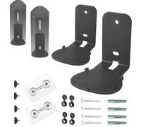 EMAQUIN Soporte de Pared para Sonos Roam (Metal Resistente, Acabado de Pintura Duradero, fácil de Instalar en la Pared, Compatible con Sonos Roam, Juego de Pares, Negro)