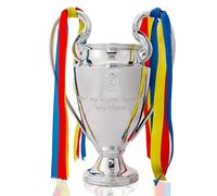 Emaraxy Trofeo de campeones, Copa de Liga Deportiva de 6.3 Pulgadas, Trofeo de fútbol con réplica de Resina para Proceso de galvanoplastia, Copa de Liga Deportiva de fútbol con Cinta para decoración