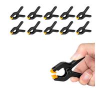 EMART 10Pcs Pinzas Fondo Fotografia de Muselina Clips de Sujecion 5,08cm Abrazaderas de Resorte para Fondos de Estudio Fotográfico