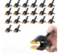 EMART 20Pcs Pinzas Fondo Fotografia de Muselina Clips de Sujecion 11,4cm Abrazaderas de Resorte para Fondos de Estudio Fotográfico