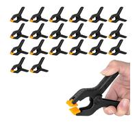 EMART 20Pcs Pinzas Fondo Fotografia de Muselina Clips de Sujecion 7,62cm Abrazaderas de Resorte para Fondos de Estudio Fotográfico