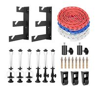 EMART Ampliar el soporte de pared de fondo de rodillo, sistema de soporte de fondo manual de montaje en pared, soporte de fondo de techo adjunto al trípode para video Studio Live Streaming