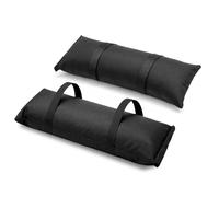 EMART Bolsas de arena para base de sombrilla, pesas rellenables de 50 libras, 600D negro Oxford duradero, base de paraguas para sombrilla voladiza, sombrillas y muebles de jardín (sin arena), paquete