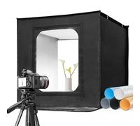 EMART Caja de Luz Fotográfica 50x50cm Estudio Fotográfico con 120 Luces LED