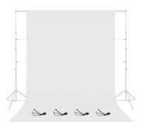 EMART Fondo Fotográfico Blanco 3 x 6 m Estudio Fotográfico Fondo Blanco