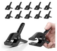 EMART Heavy Duty 12 Pack Muselina Clips De Primavera, 11.4cm Photo Booth Telón De Fondo Clips para Estudio De Fotografía