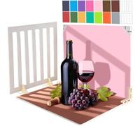 EMART Kit de Tablero de Fondo para Fotografía de Alimentos, 42x29cm