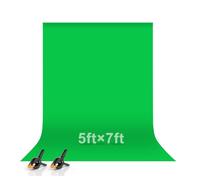 EMART Pantalla Verde 1,5 x 2 m Fondo Verde Poliéster Cromática Plegable