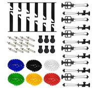 EMART Pared de Fondo de Rodillo, Sistema de Soporte Manual para Fotografía con 6 Cadenas, Trípode para Estudio de Vídeo con Soporte Fijo para Techo, Equipo para de Vídeo, Retransmisiones en Directo