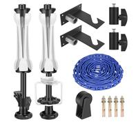 EMART Pared de Fondo de Rodillo, Sistema de Soporte Manual para Fotografía, Trípode para Estudio de Vídeo con Soporte Fijo para Techo, Equipo para Estudio de Vídeo, Retransmisiones en Directo