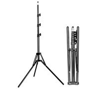 EMART Soporte de Luz 184cm, Light Stand de Aluminio Estable, Trípode Fotográfico, Ideal para Estudios, Softboxes, Monolights y Otros Equipos Fotográficos