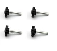 Emart Tornillos de repuesto para soporte de telón de fondo para soporte de fondo de pancarta resistente, tornillos de instalación de telón de fondo, paquete de 4