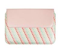 Emartbuy Estrellas Rosadas Magnético Carcasa Wallet Case Cover Cubrir Folio Sleeve Cuero Premium PU 13.3-14.1 Pulgadas Adecuado para Los Siguientes Dispositivos