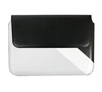 Emartbuy Negro Gris Magnético Carcasa Wallet Case Cover Cubrir Folio Sleeve Cuero Premium PU 13.3-14.1 Pulgadas Adecuado para Los Siguientes Dispositivos