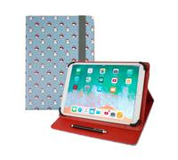 Emartbuy Universal Serie 7-8 Pulgadas Pingüino Multiángulo Folio Folio Funda Carcasa Wallet con Ranuras para Tarjeta de Crédito y Lápiz Óptico Adecuado para Los Siguientes Dispositivos