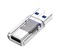 EMASDGEY Adaptador portátil USB 3.0 a tipo C Plug & Play apto para smartphone, tablet, carga rápida, sincronización de datos de alta velocidad, conector USB C a USB A