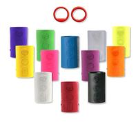 EMAX | Inserto para dedos de bowling Vise Grip - Insertos para dedos P/O - Power Lift/Oval | Pack doble | Tamaño: 4.0-11/16 | Color: Rojo