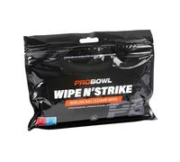 EMAX | Pro Bowl - Wipe n'Strike | Limpiador de bolas de bolos | Toallitas de limpieza para bolas de bolos | Accesorios para bolos | (1)