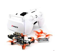 EMAX Tinyhawk II Freestyle RTF FPV Racing Drone con Motor Sin Escobillas 7000KV, Cámara RunCam Nano 2 700TVL, 0-25-100-200 VTX Potencia, Drone con Gafas y Controlador para Niños Adultos Principiantes
